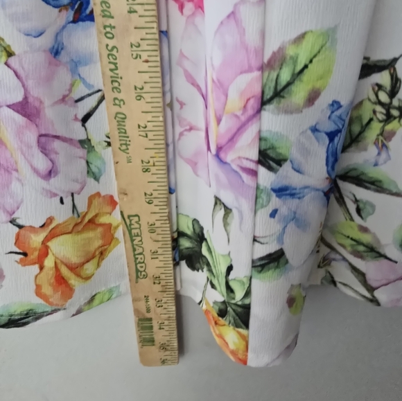 Show Me Your Mumu Ibiza White Multi Color Floral Open Back Mini Dress Size M - Picture 11 of 12